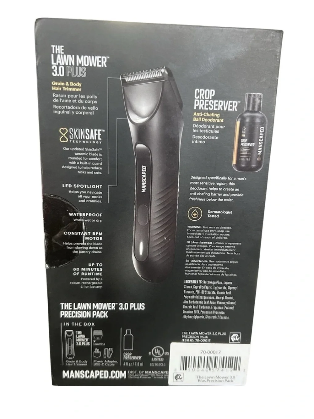 Manscaped The Lawn Mower 3.0 Plus Precision Pack - Black